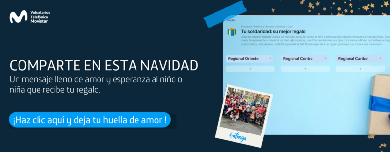 Comparte tu mensaje de Navidad a niños