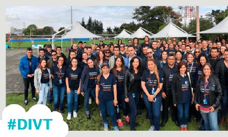 Así vivimos el Día Internacional del Voluntario Telefónica en Colombia #DIVT