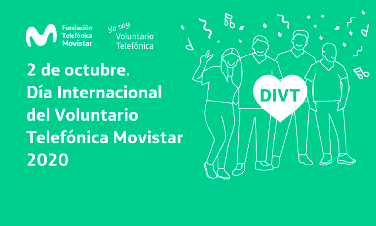 ¡Hoy celebramos la solidaridad, nuestro Día Internacional del Voluntario Telefónica Movistar 2020!