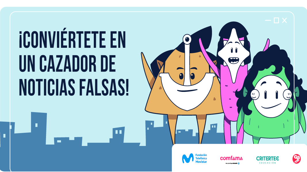 Rompe la cadena de noticias falsas.