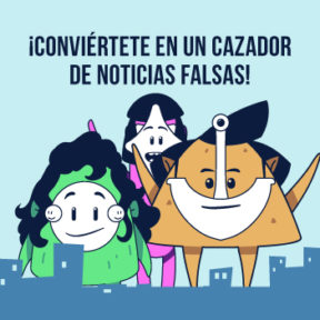 Rompe la cadena de noticias falsas.