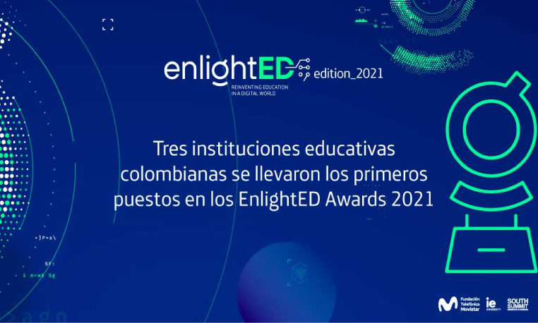 Tres instituciones educativas colombianas se llevaron los primeros puestos en los EnlightED Awards 2021