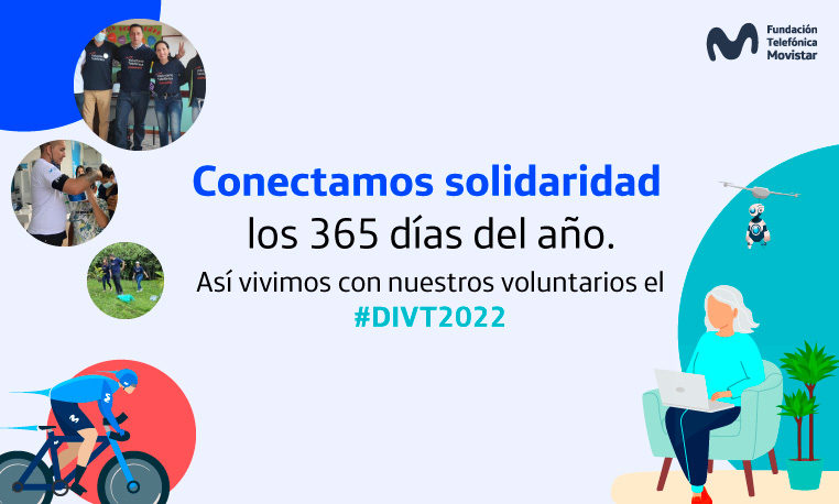 Más de 5.800 colombianos se beneficiarán de actividades por el Día Internacional del Voluntariado Telefónica Movistar.