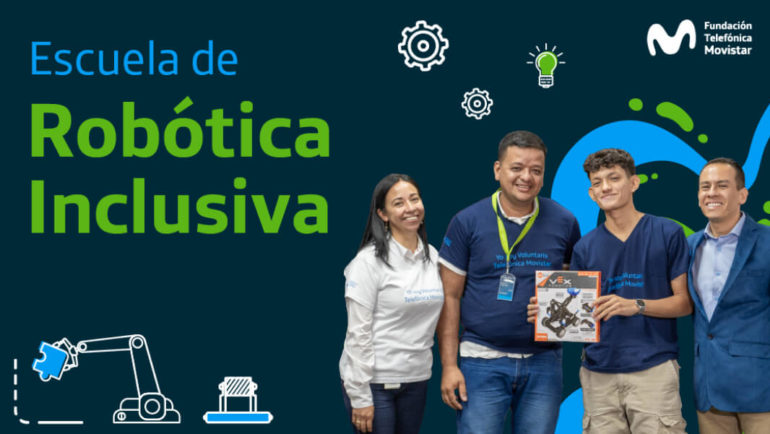 Lanzamiento de la escuela de robotica Inclusiva en Colombia de Fundación Telefonica movistar