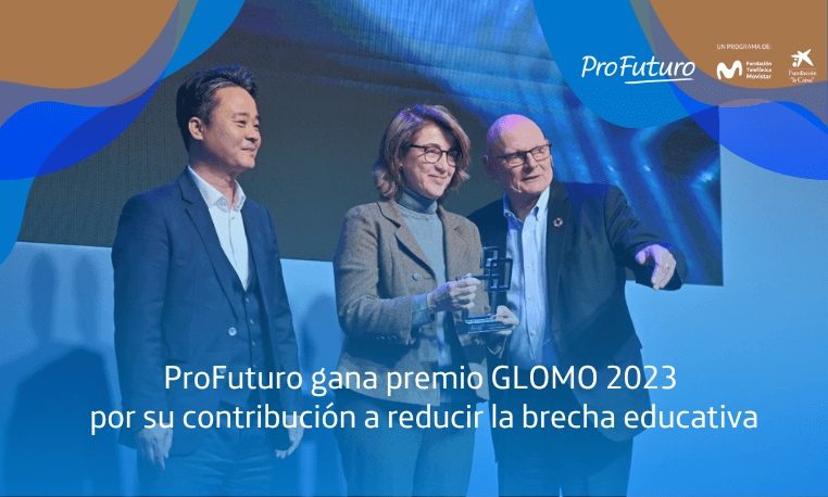 Nuestro programa de educación digital gana el premio GLOMO 2023
