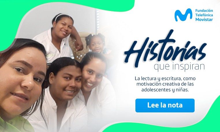 Inspirando con lectura y escritura creativa,  a niñas y adolescentes de la Fundación Juanfe