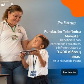 Fundación Telefónica Movistar beneficia a 3,400 niños en Pasto